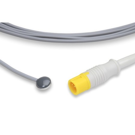 CABLES & SENSORS Sinohero Compatible Reusable Temperature Probe - Adult Skin Sensor DBLT-AS0